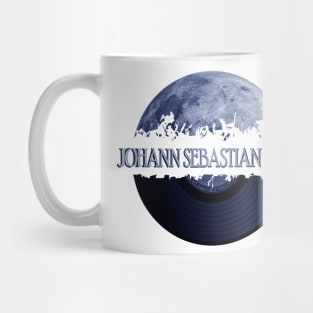 Johann Sebastian Bach blue moon vinyl Mug